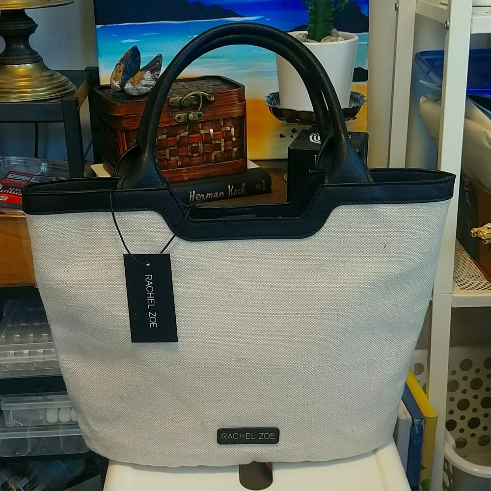 Rachel Zoe Handbag Cream and Black